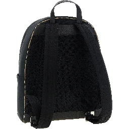 Black Polyester Backpack
