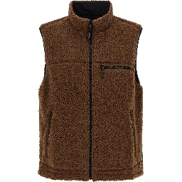 Multicolor Polyester Sleeveless Jacket