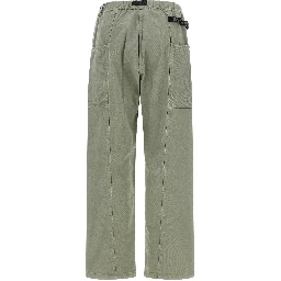 Bicolor Cotton Casual Pants