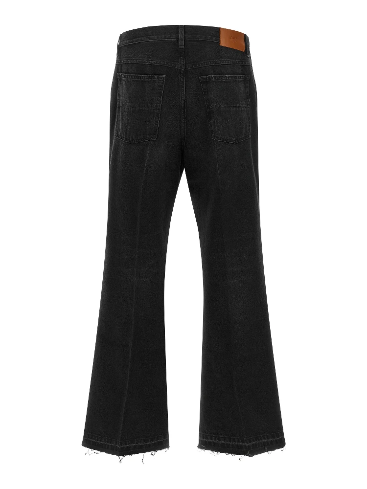 Black Cotton Flared Jeans alternative