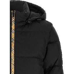 Black Polyamide Sleeveless Jacket