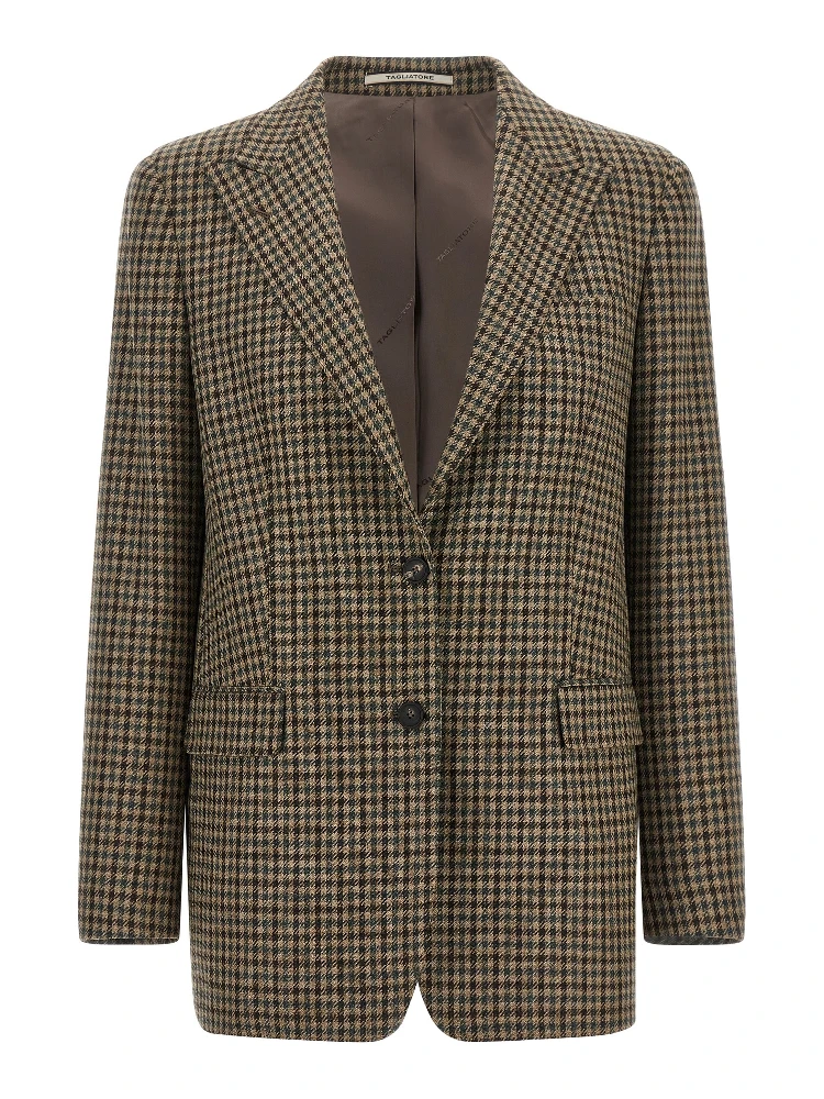 Brown Virgin Wool Blazer