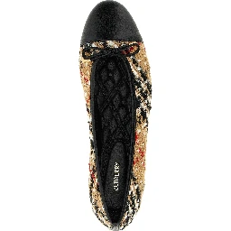 Multicolor Polyester Ballet Flats