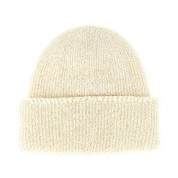 White Wool Beanie
