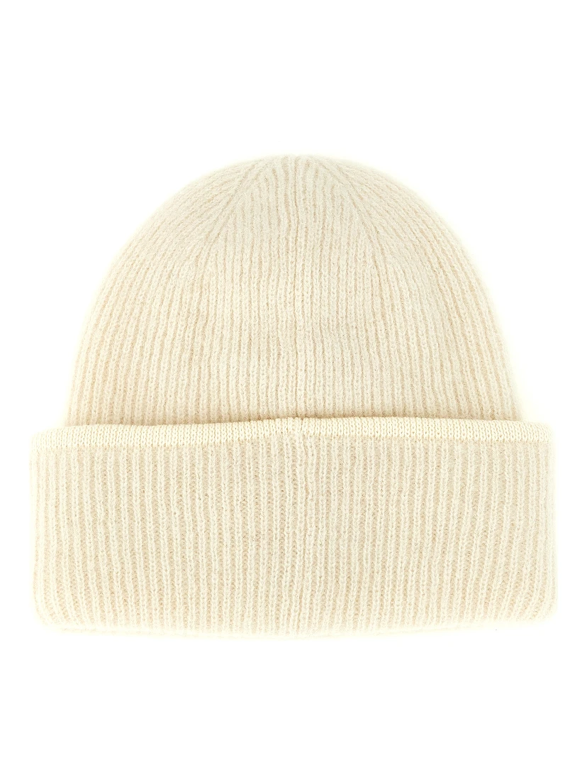 White Wool Beanie