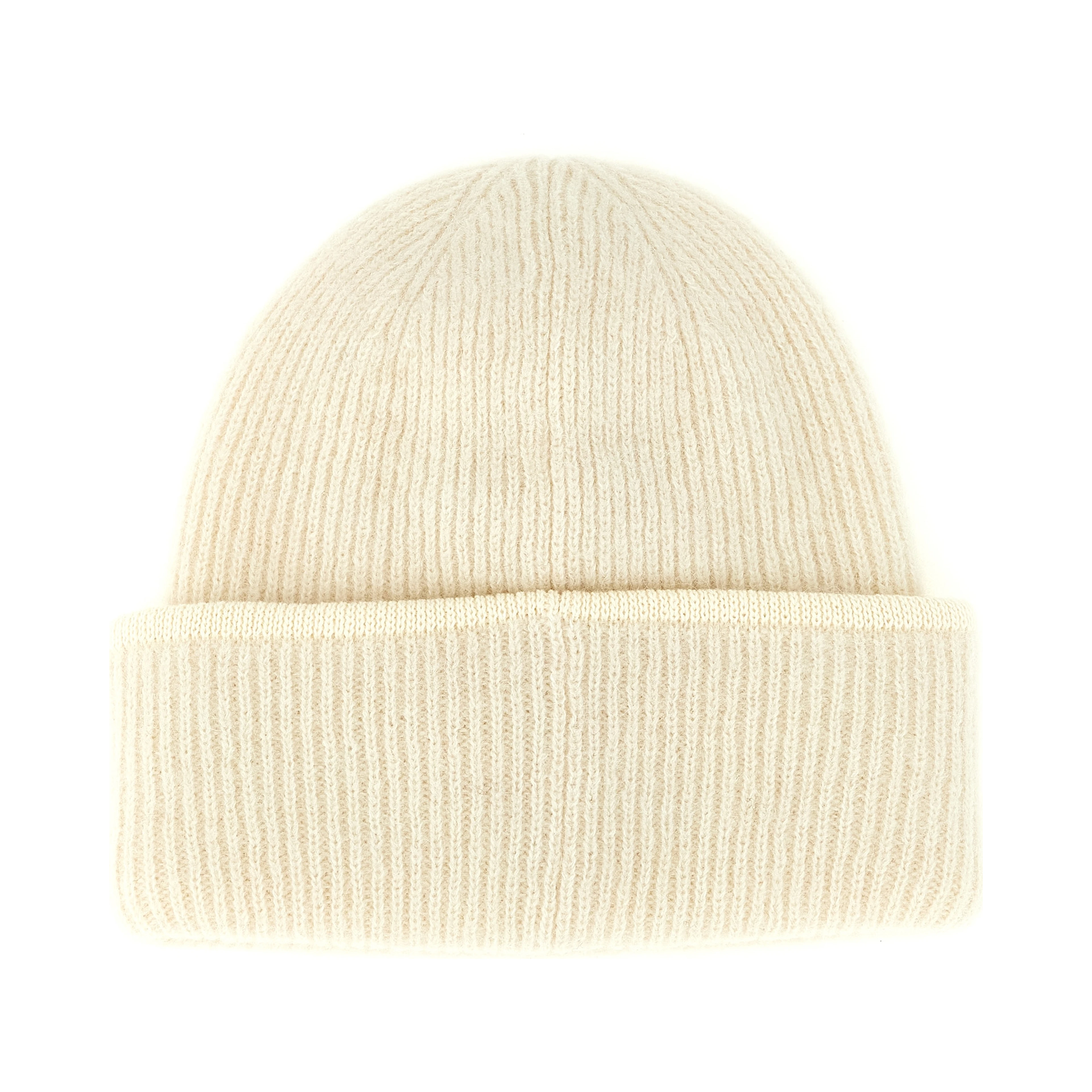 White Wool Beanie