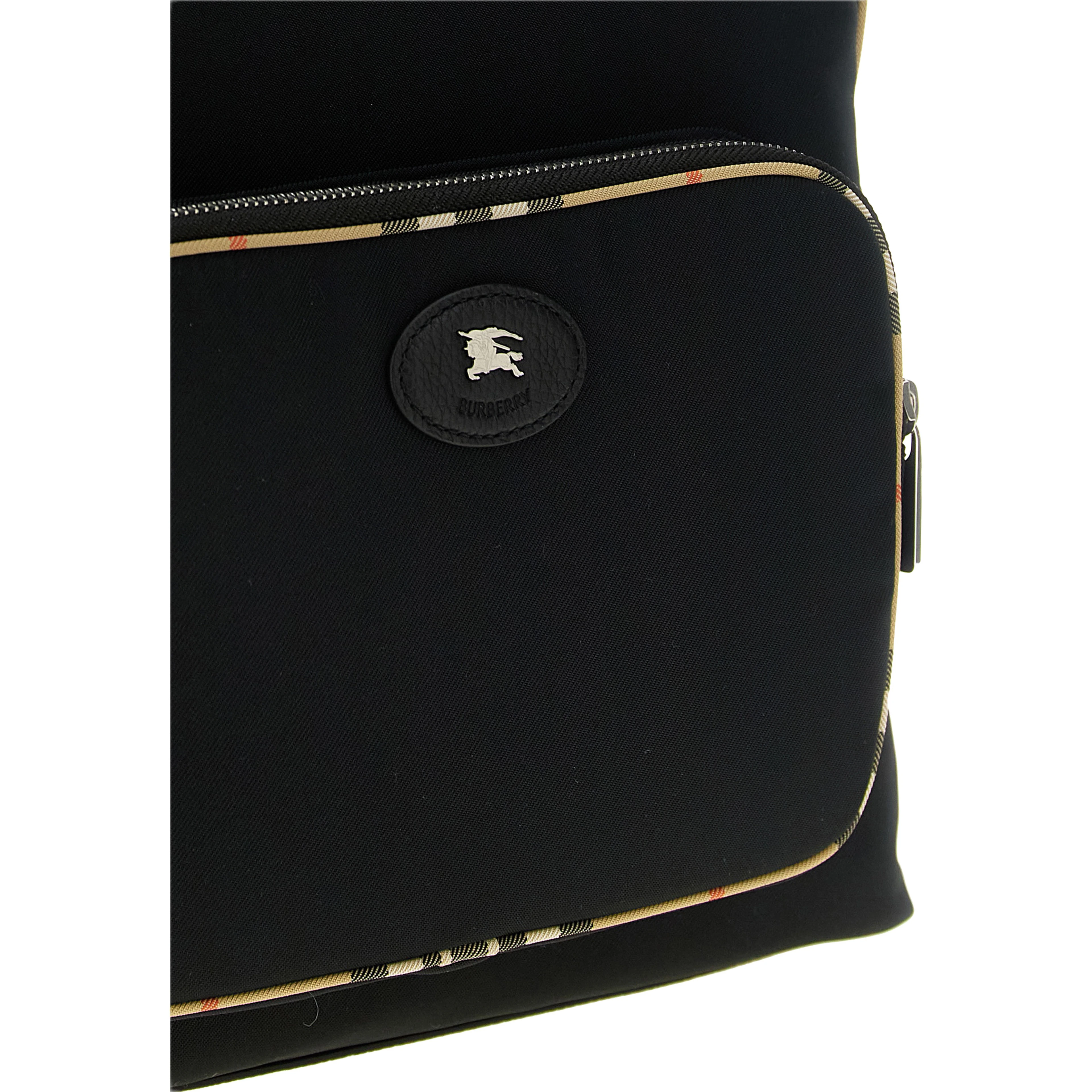 Black Polyester Backpack