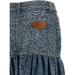 Blue Denim Skirt