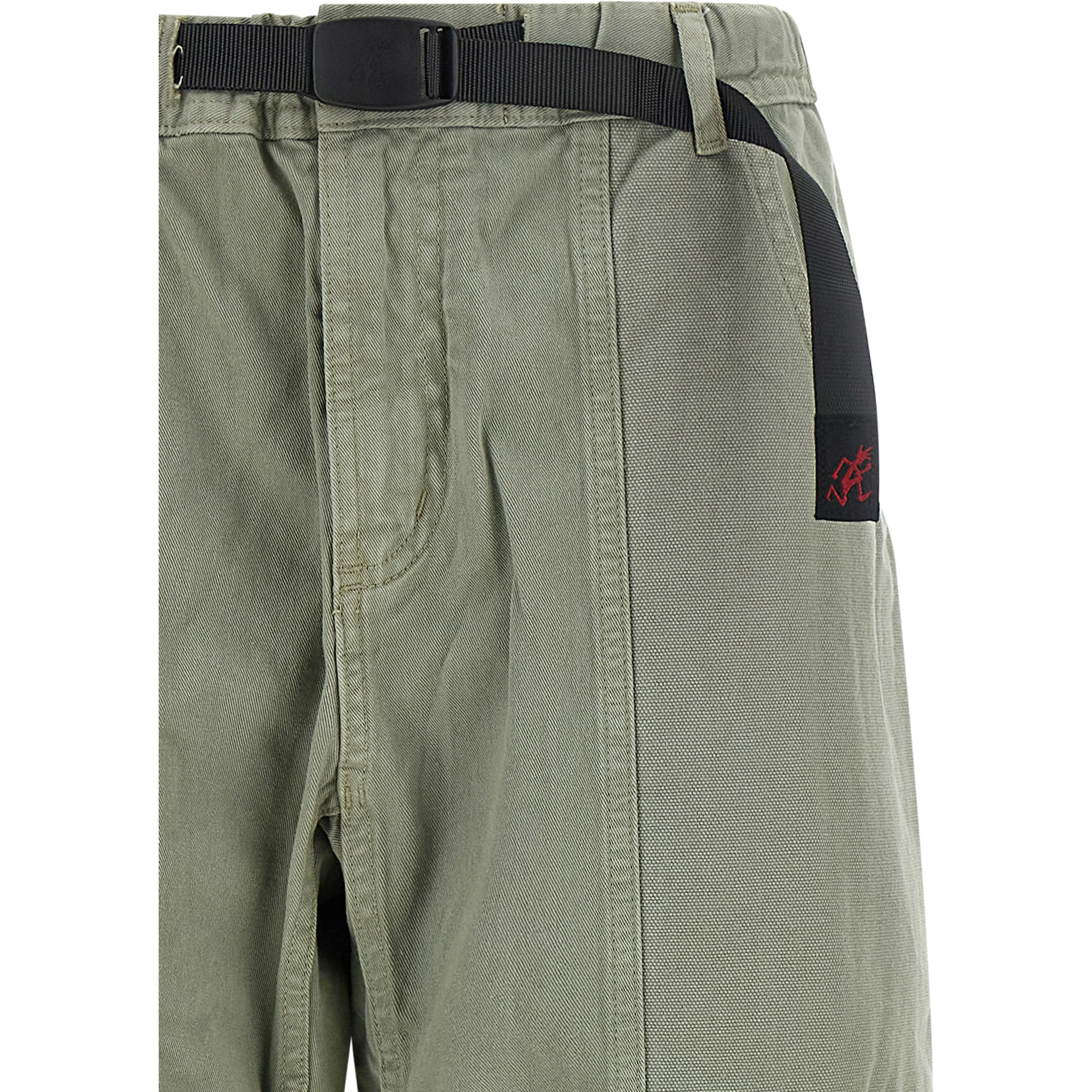 Bicolor Cotton Casual Pants