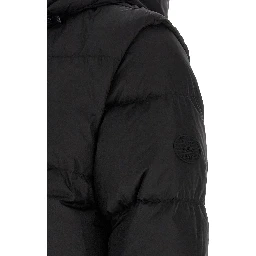 Black Polyamide Sleeveless Jacket