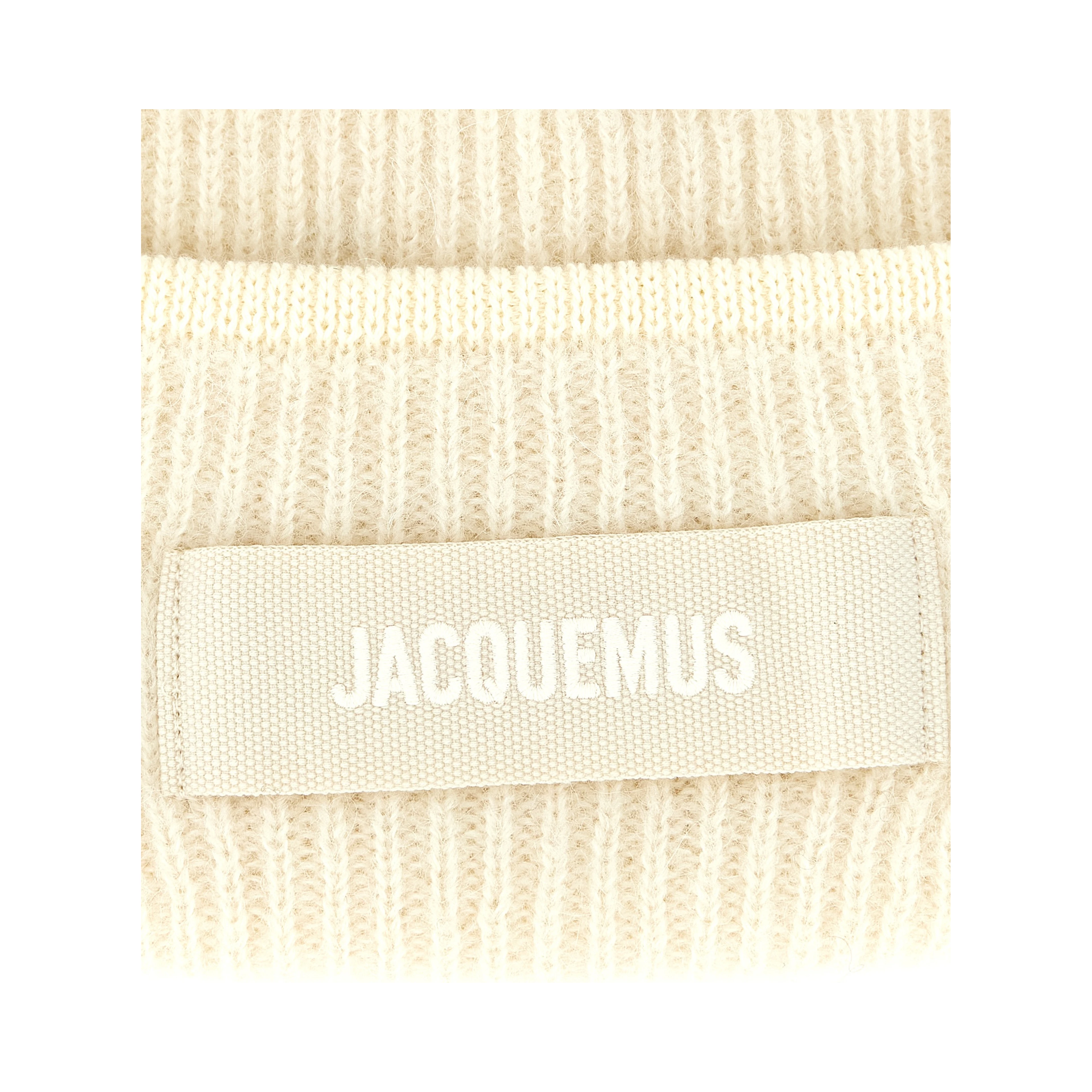 White Wool Beanie