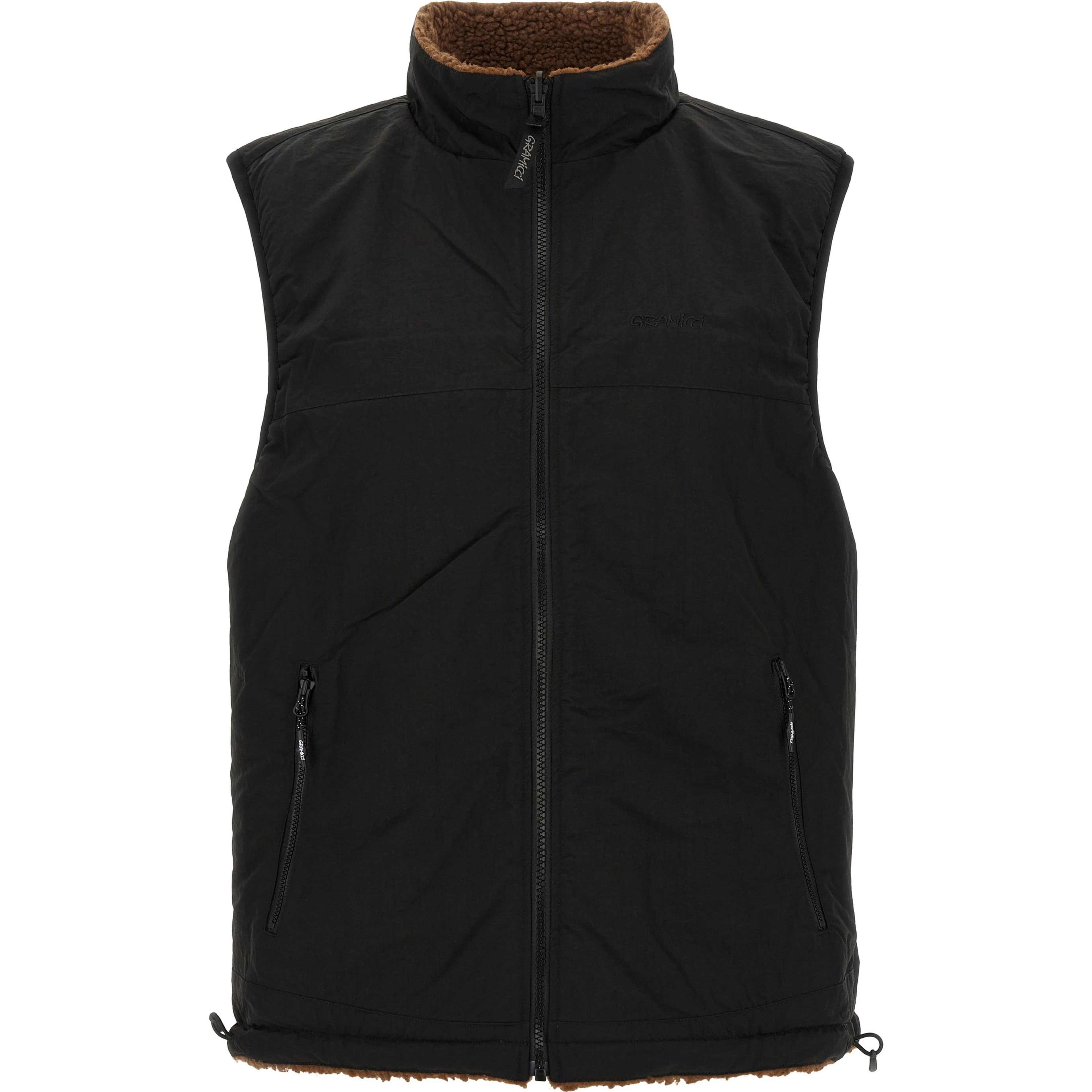 Multicolor Polyester Sleeveless Jacket
