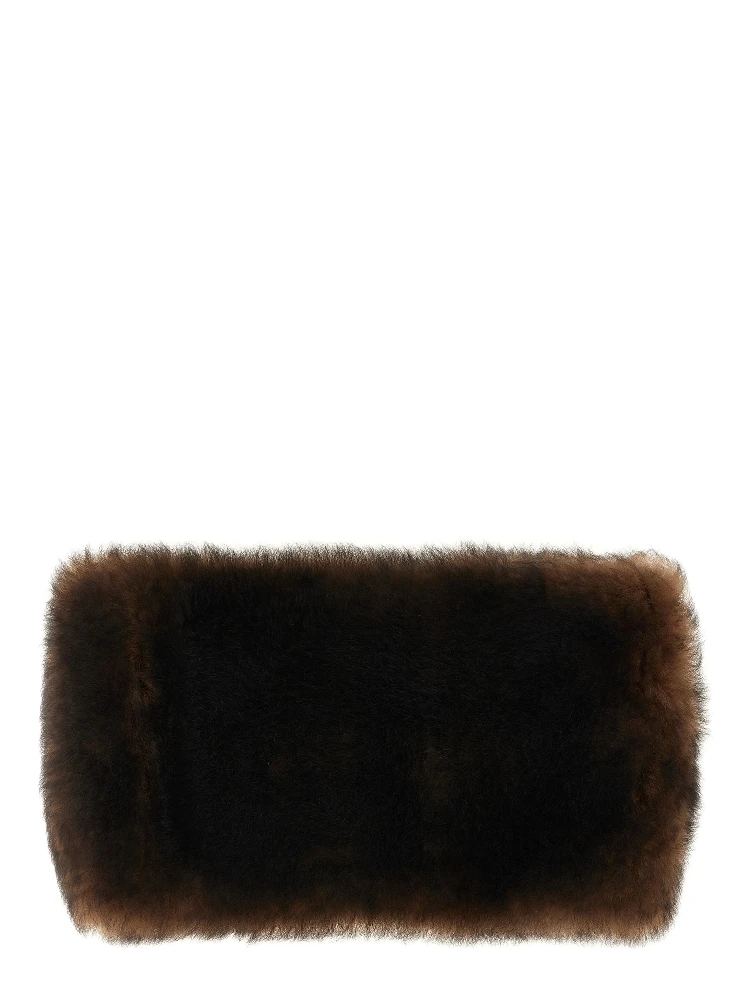 Brown Lamb Leather Other Accessories