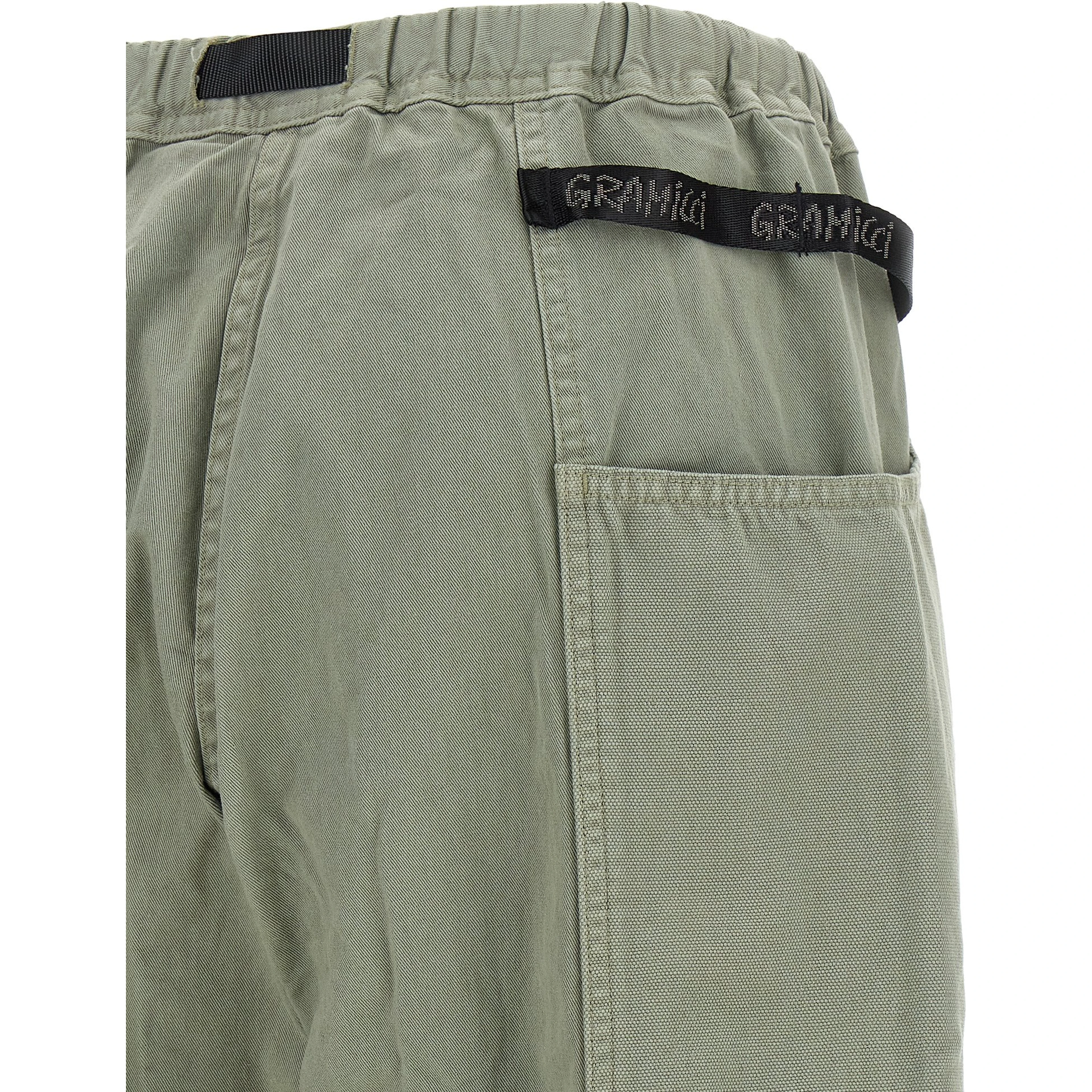 Bicolor Cotton Casual Pants