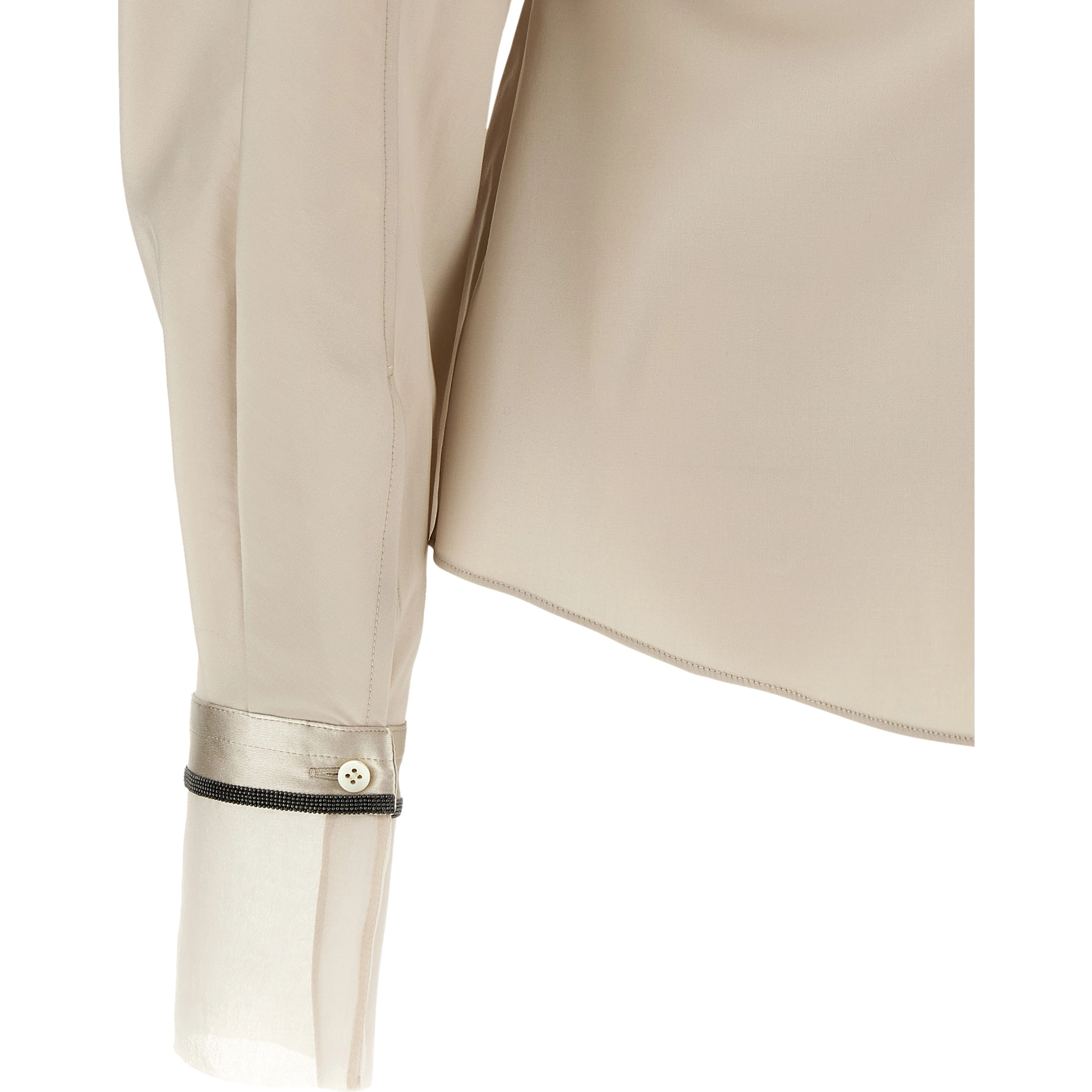 Beige Cotton Blouse