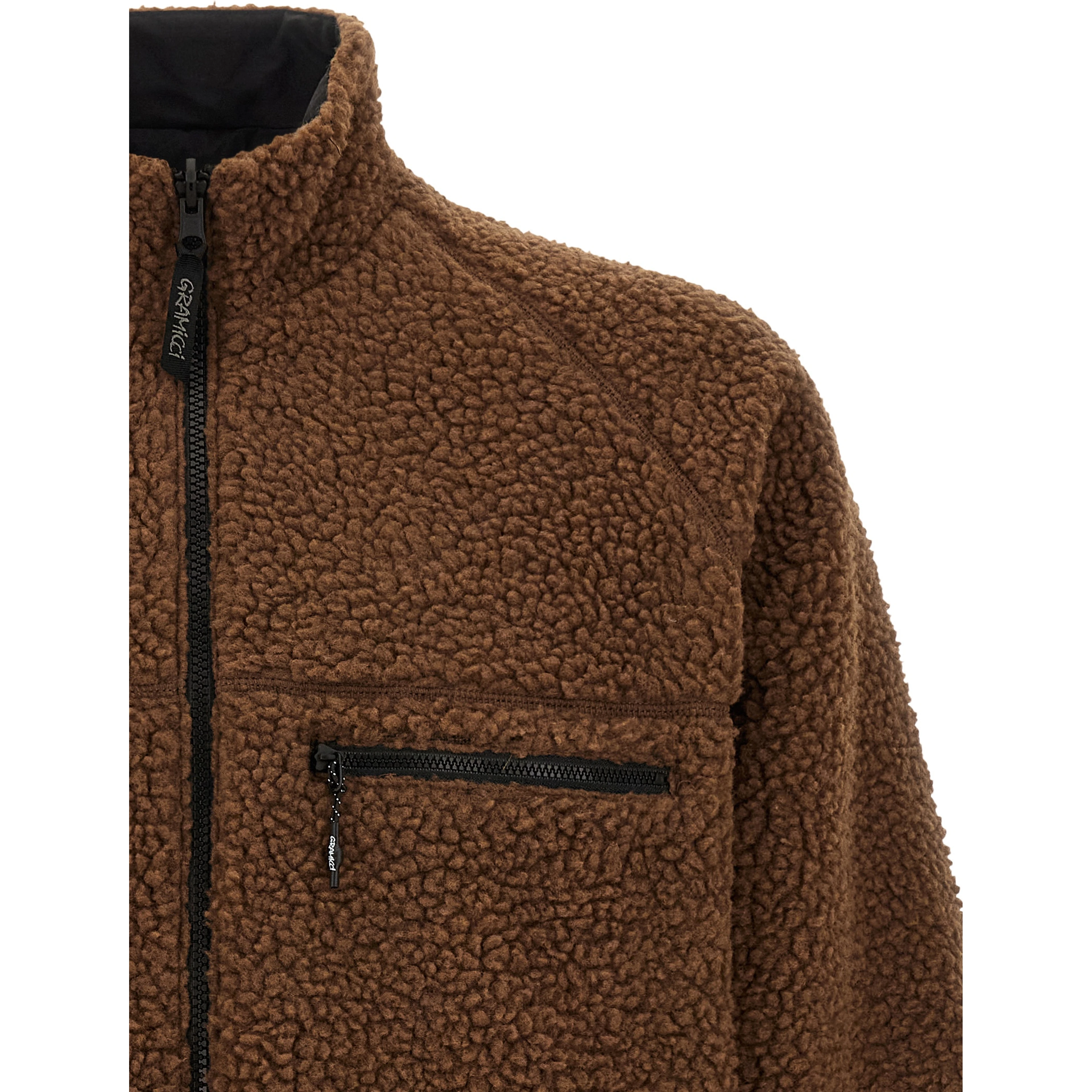 Multicolor Polyester Full-Length Jacket