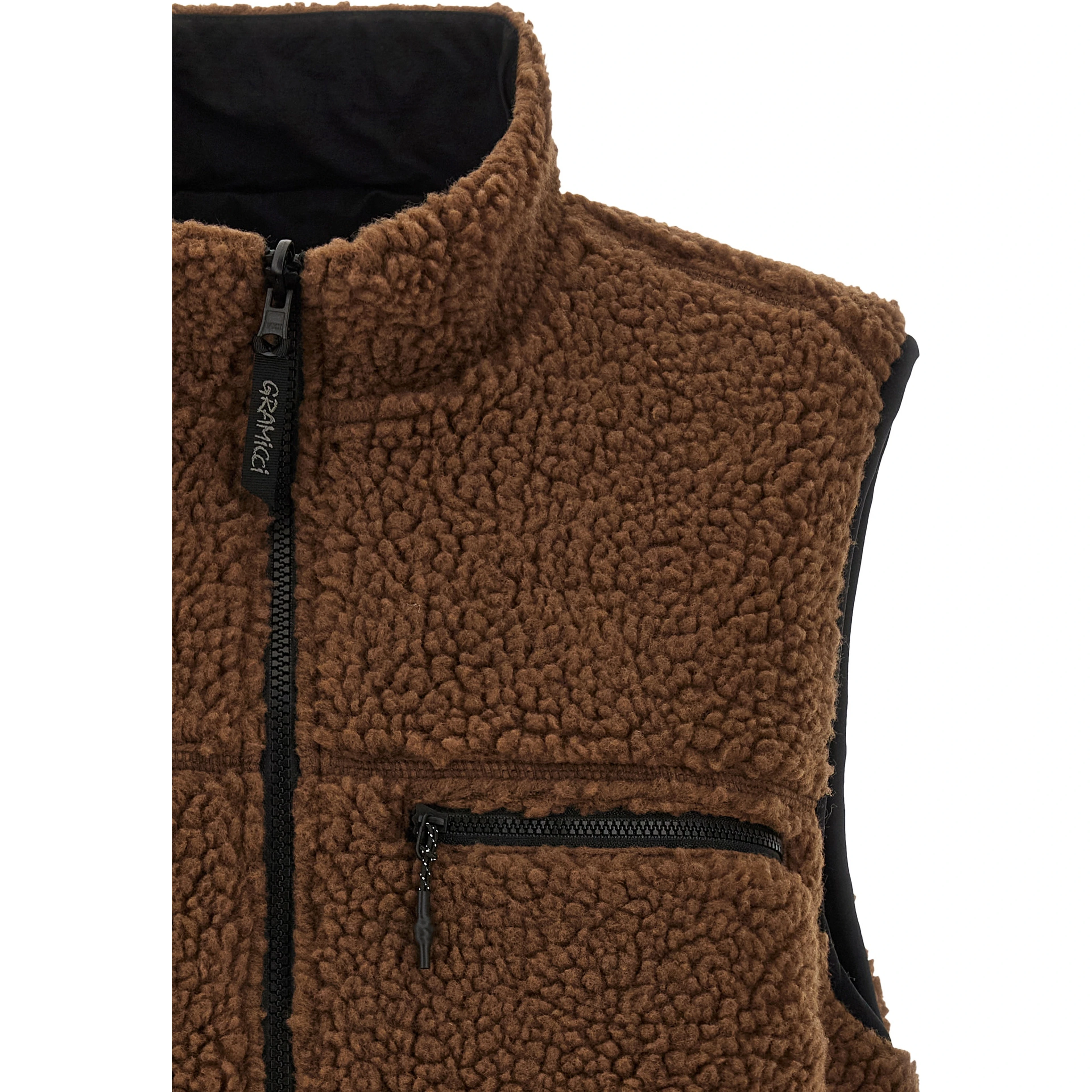 Multicolor Polyester Sleeveless Jacket