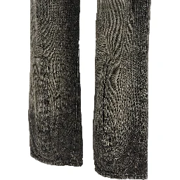 Black Cotton Straight-Leg Jeans