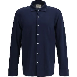 Black Cotton Dress Shirt
