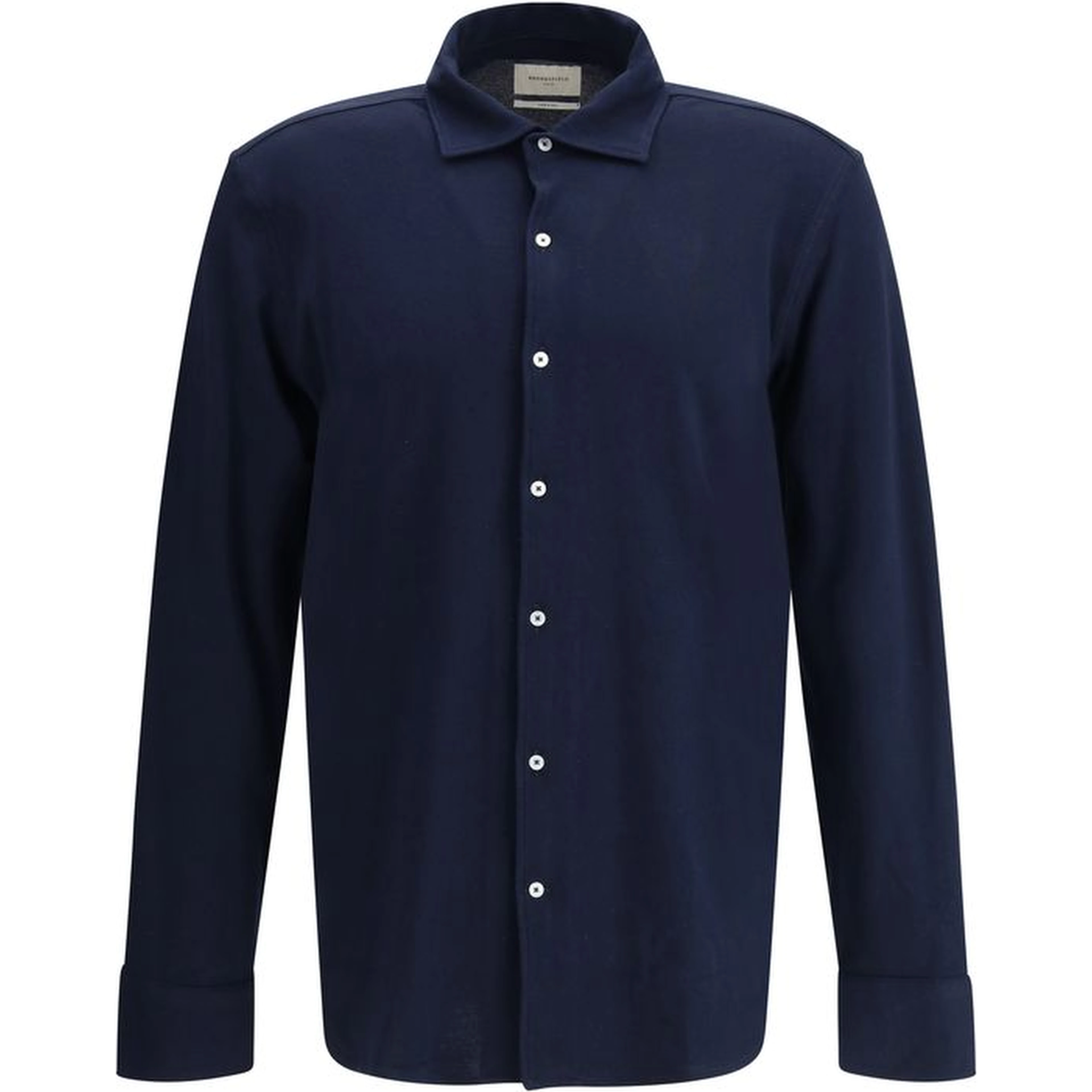 Black Cotton Dress Shirt