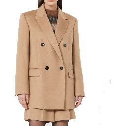 Brown Virgin Wool Blazer