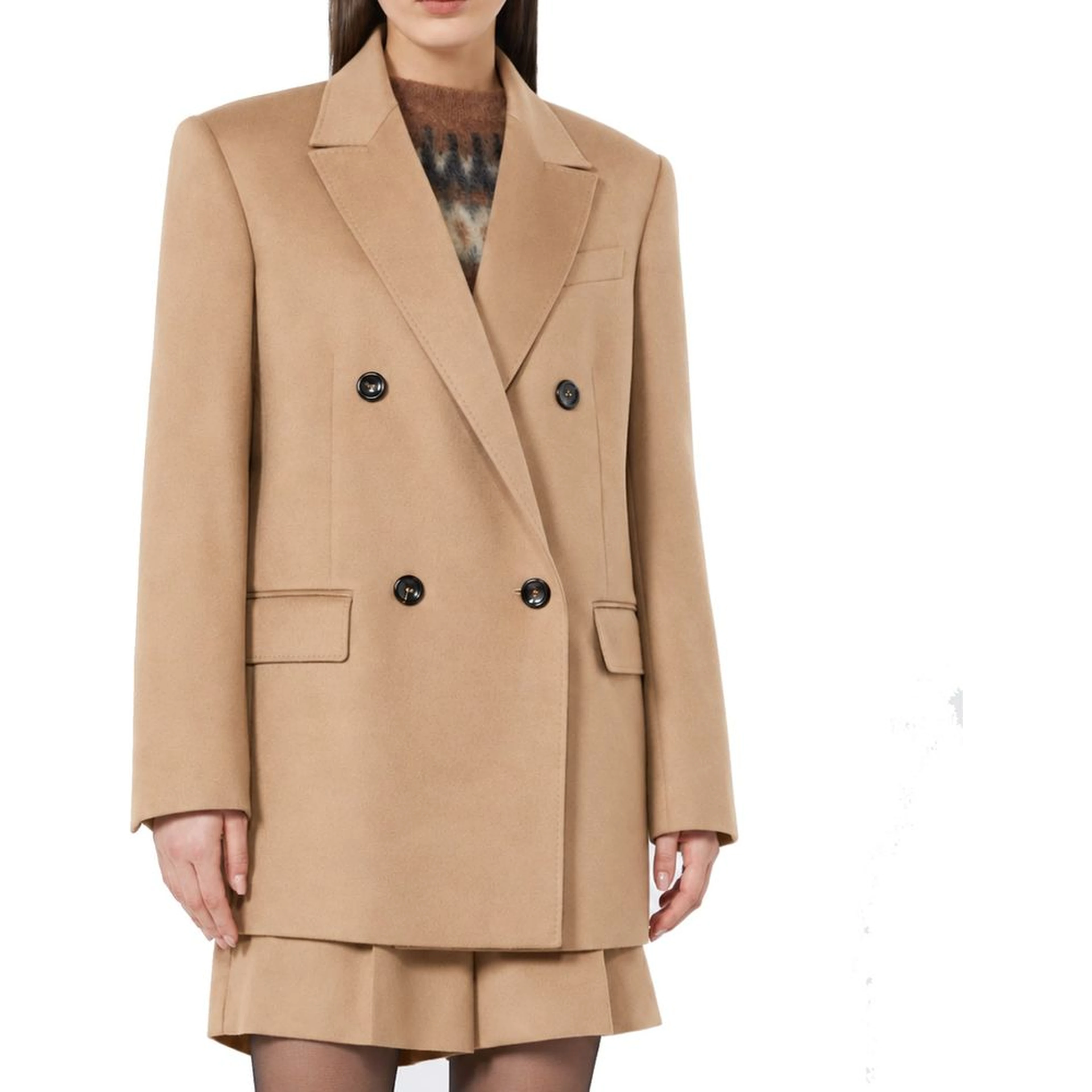 Brown Virgin Wool Blazer