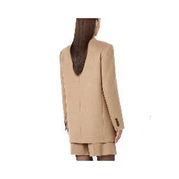 Brown Virgin Wool Blazer