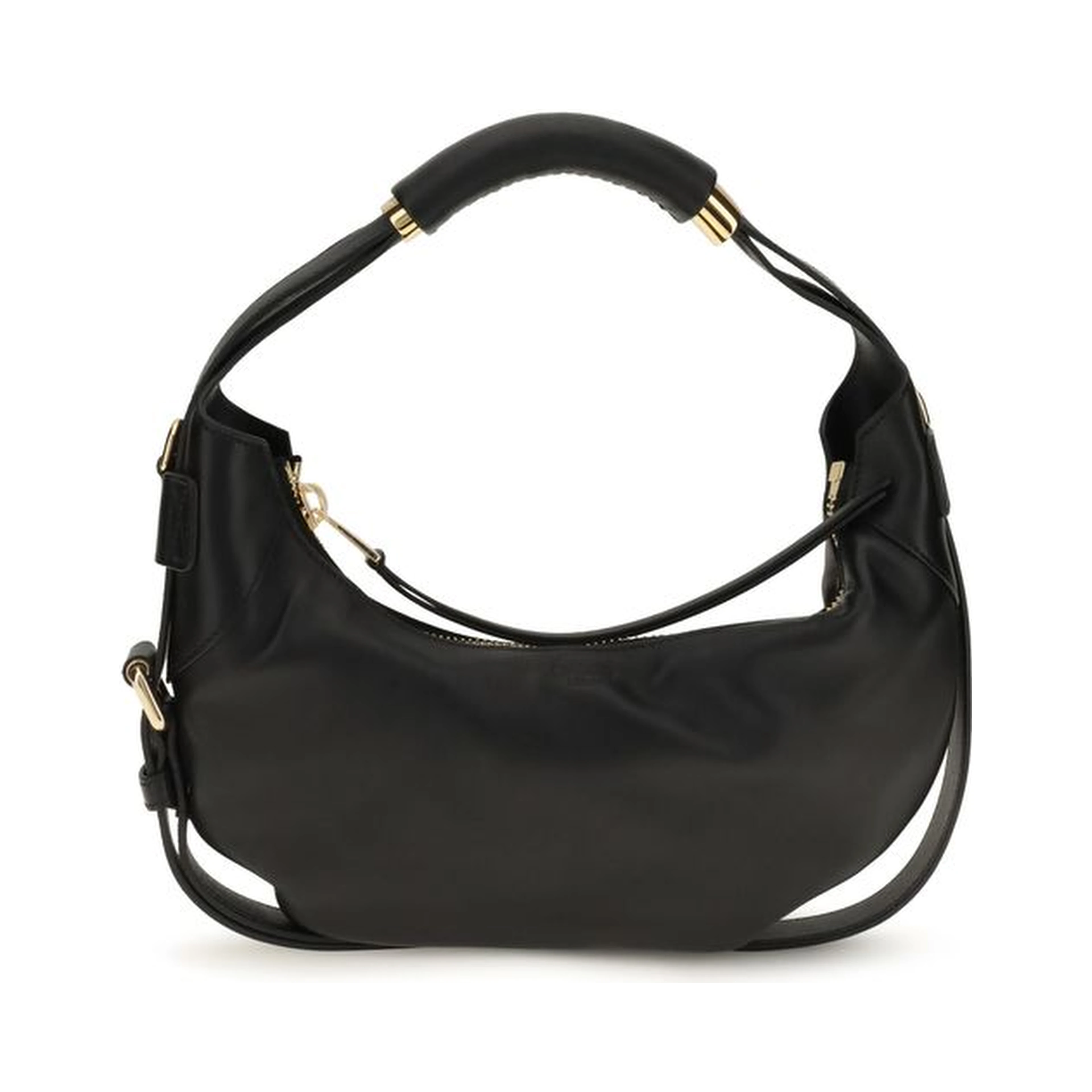 Black Calf Leather Bos Taurus Shoulder Bag