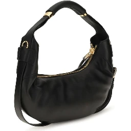 Black Calf Leather Bos Taurus Shoulder Bag