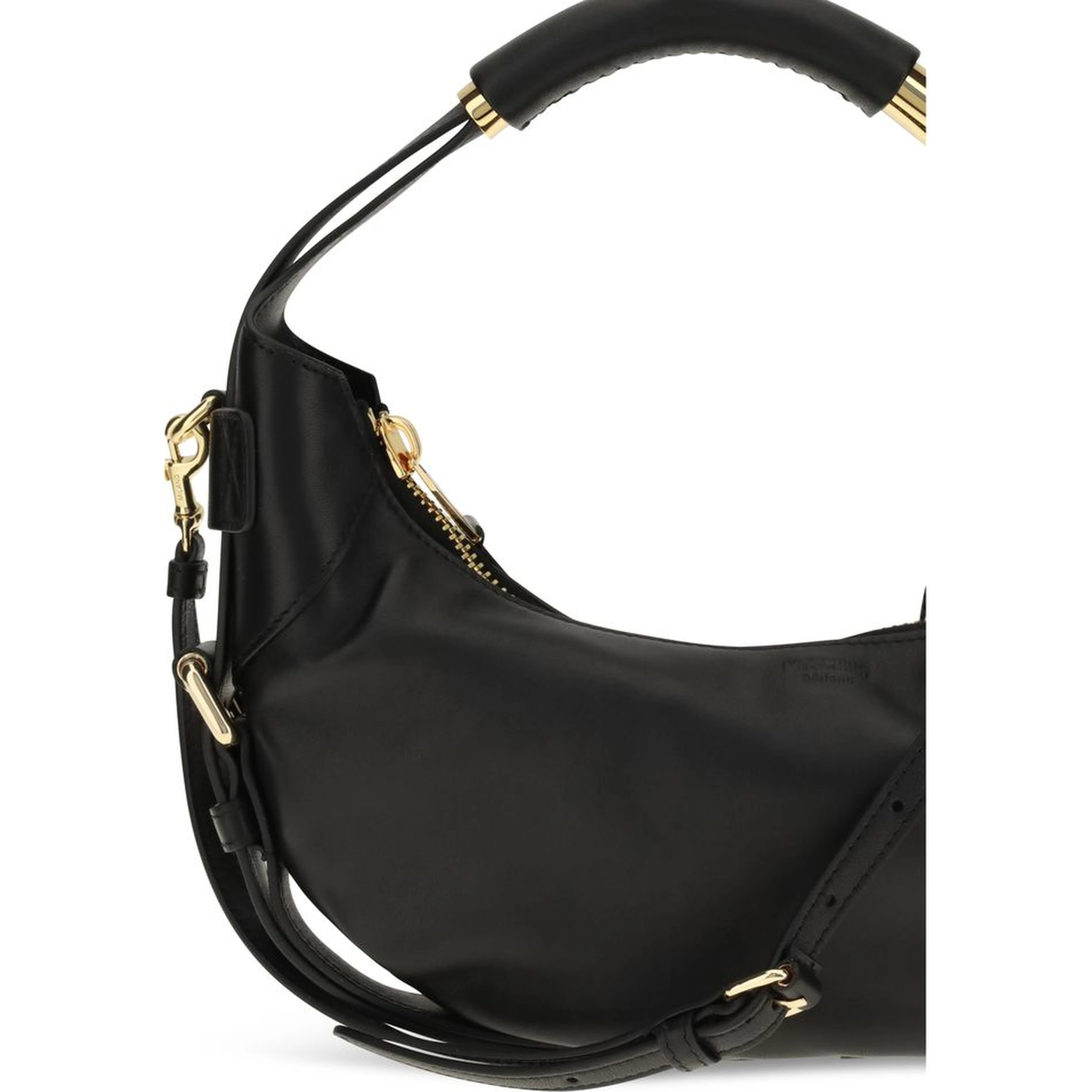 Black Calf Leather Bos Taurus Shoulder Bag
