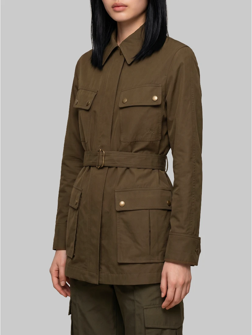Safari jacket in gabardine