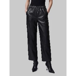 Sarah leather pants in black