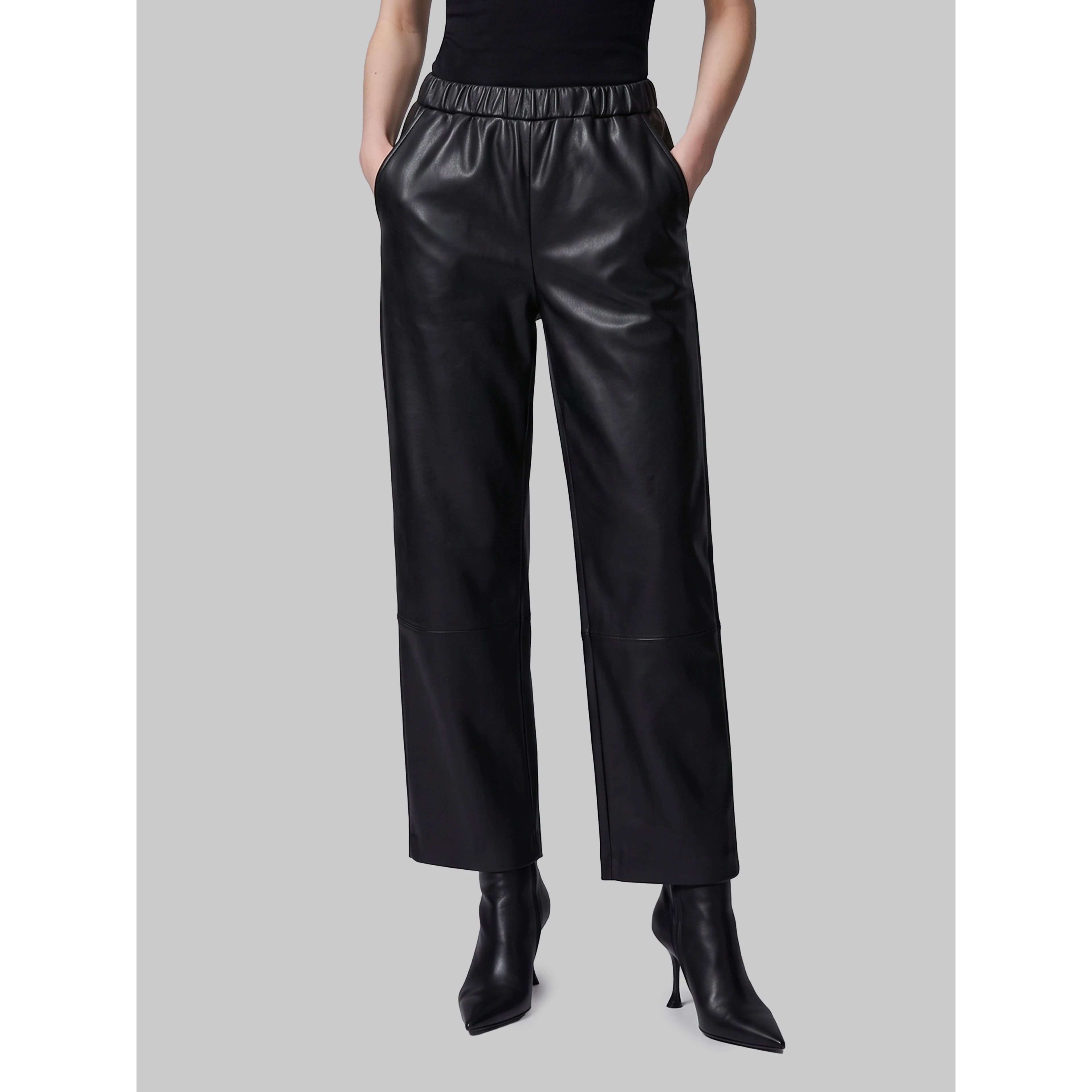 Sarah leather pants in black