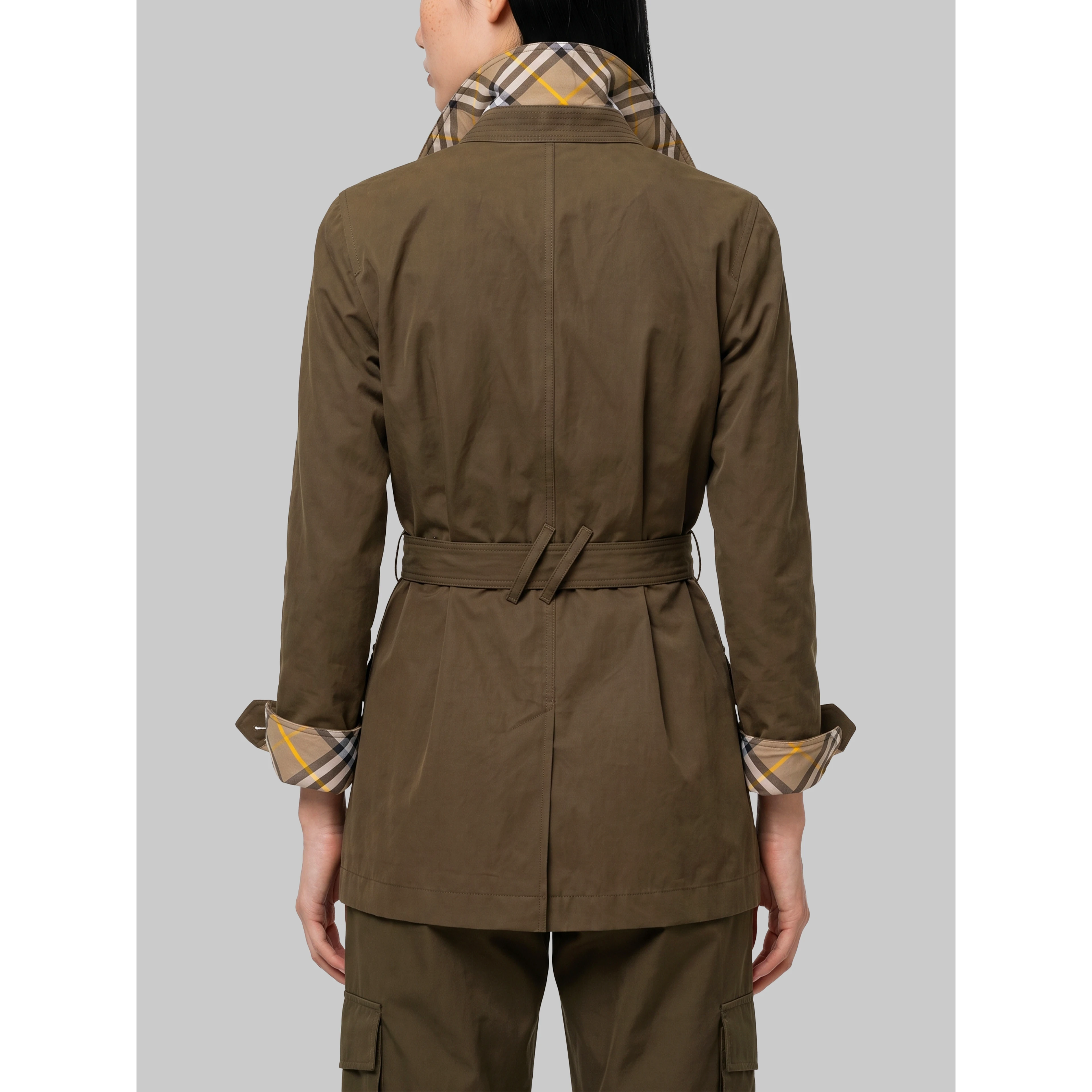 Safari jacket in gabardine