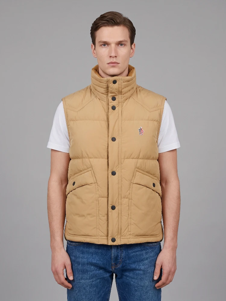 Evans feather-padded vest