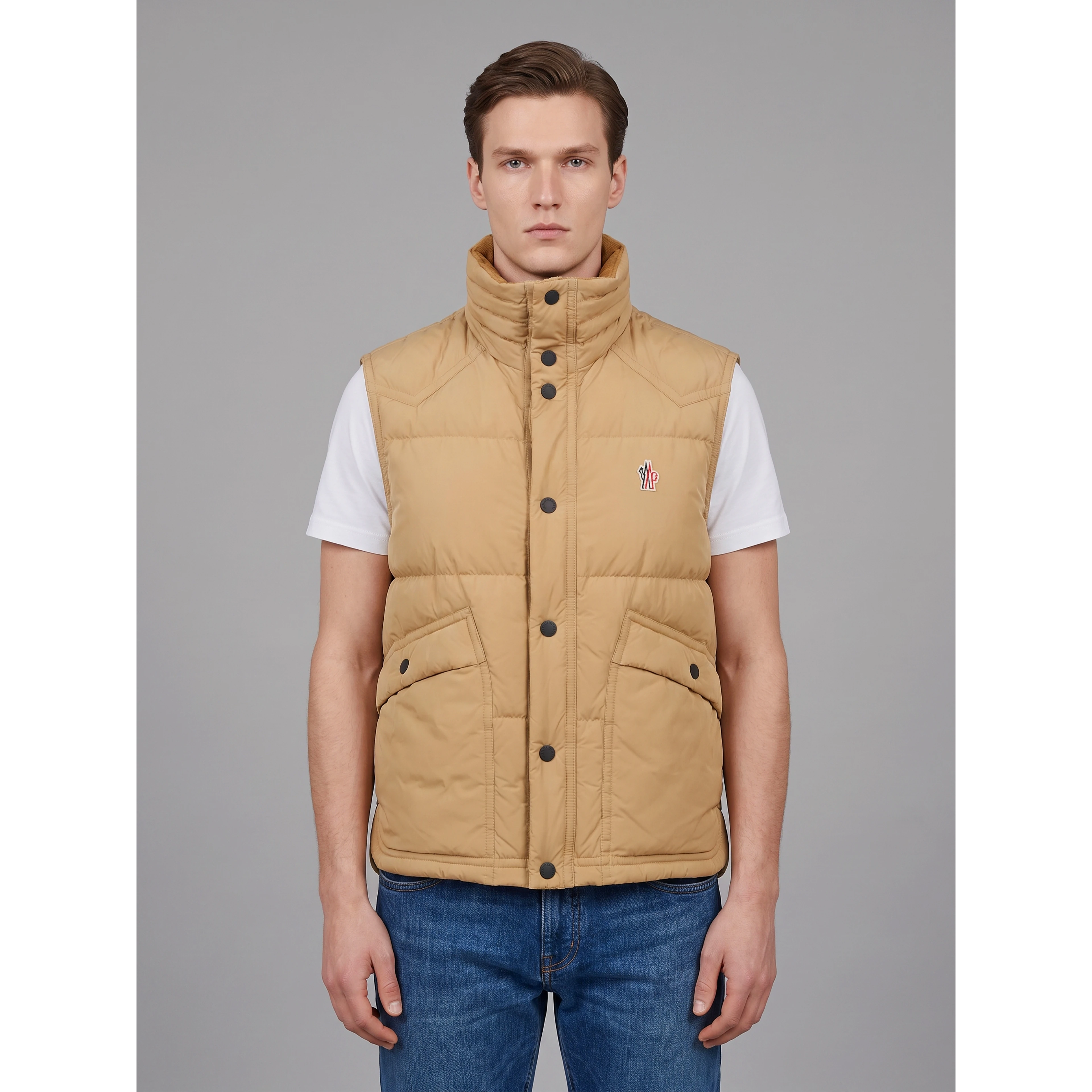 Evans feather-padded vest