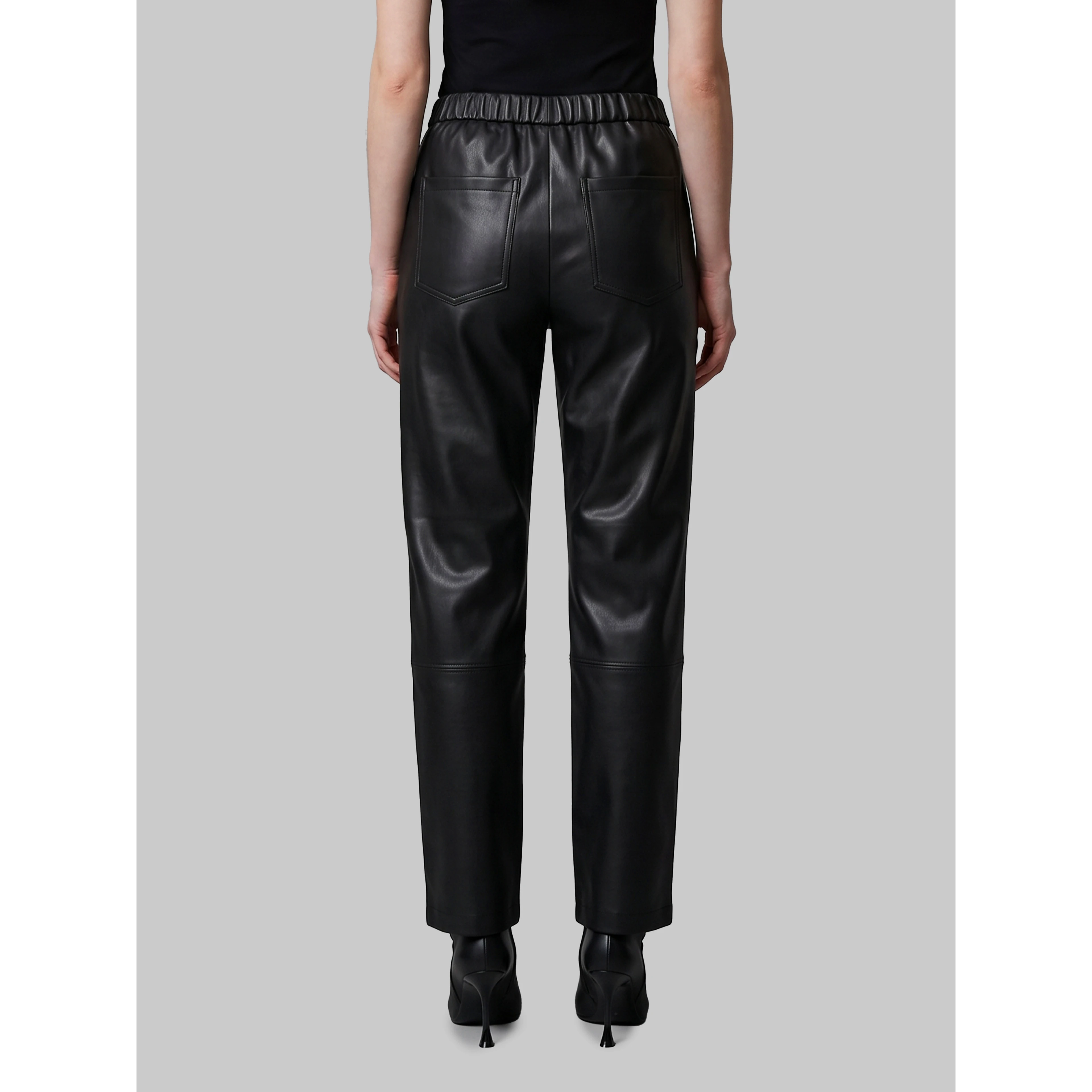 Sarah leather pants in black