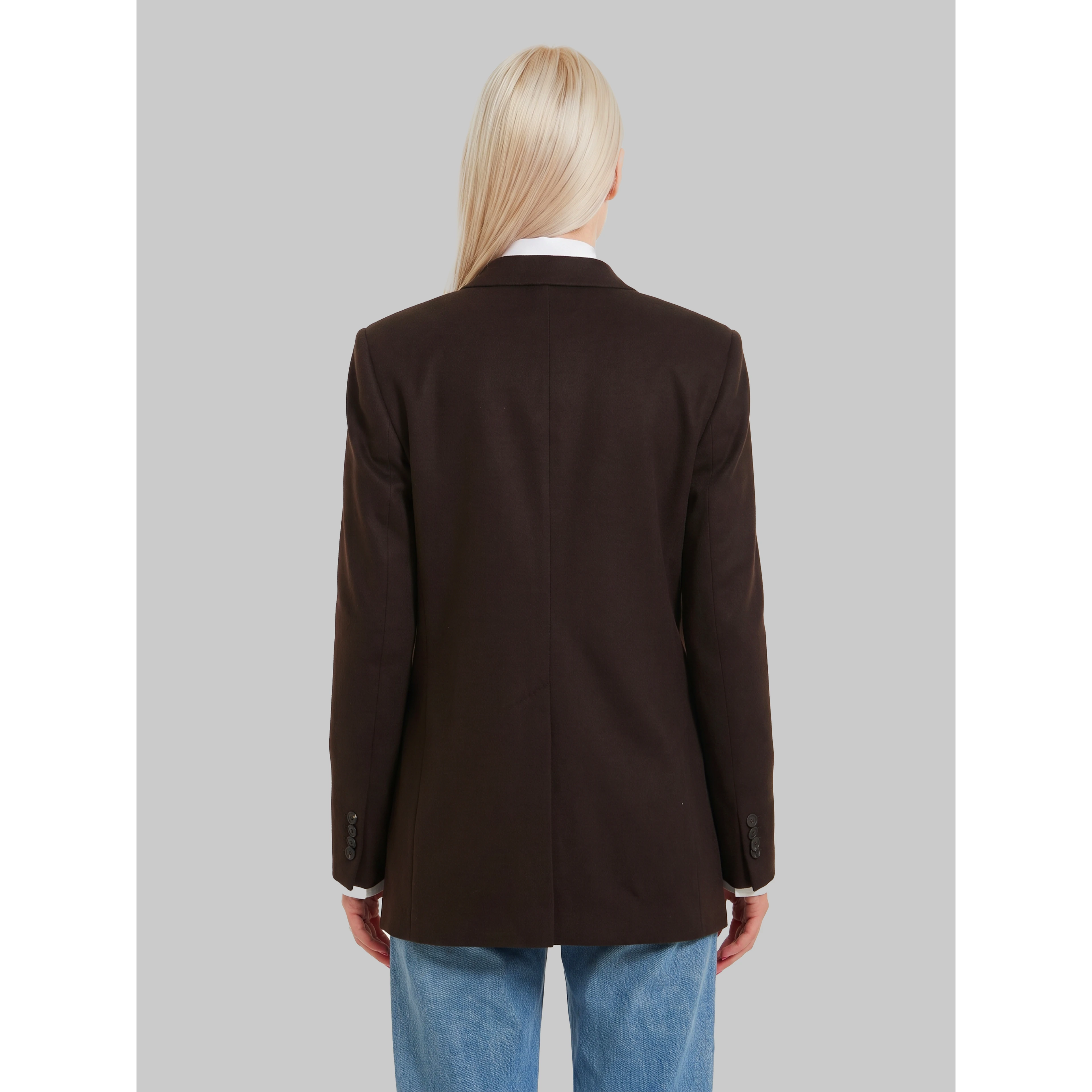 Jasmine double-breasted cashmere jacket