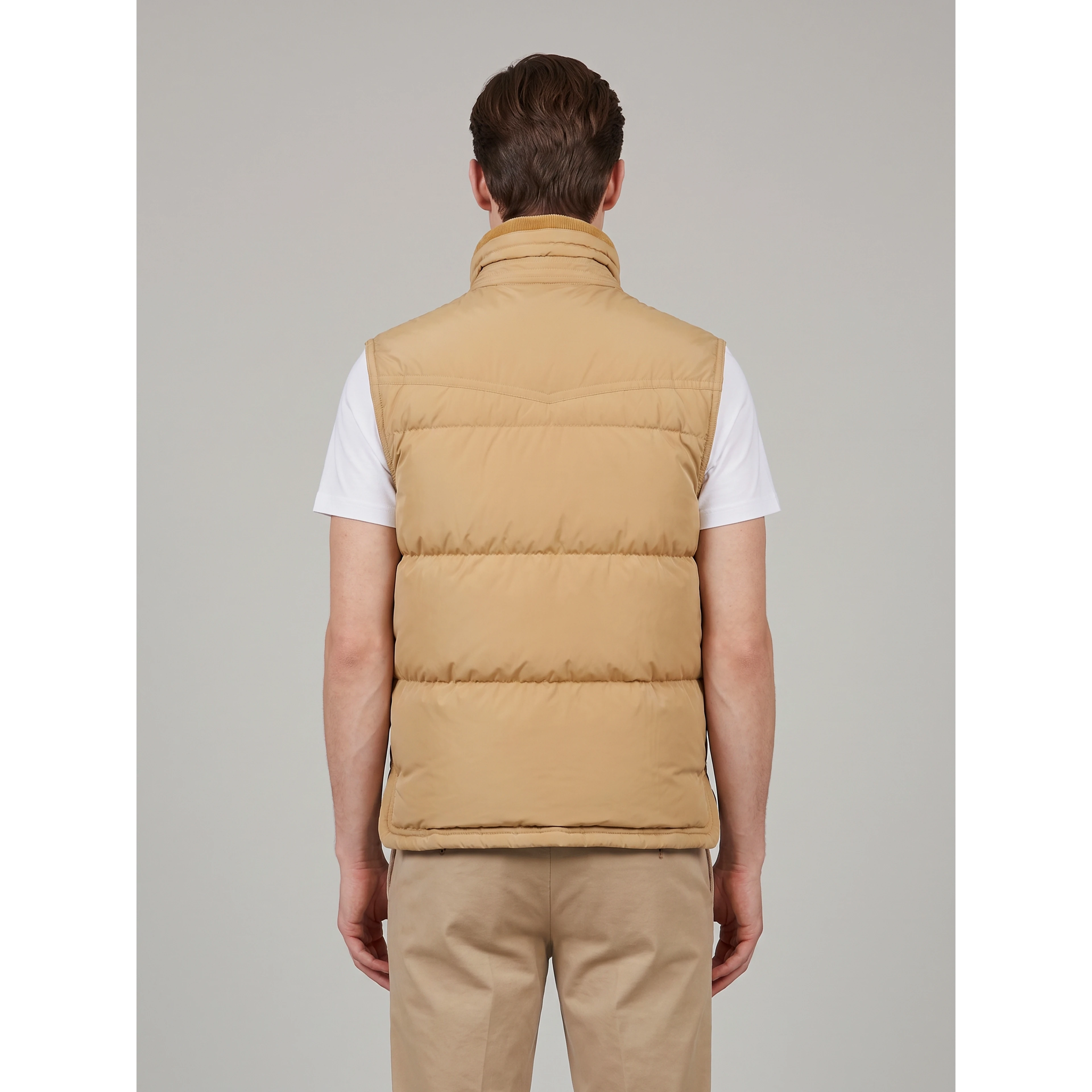 Evans feather-padded vest
