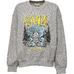 Isoli Crewneck Teddy Forest Print