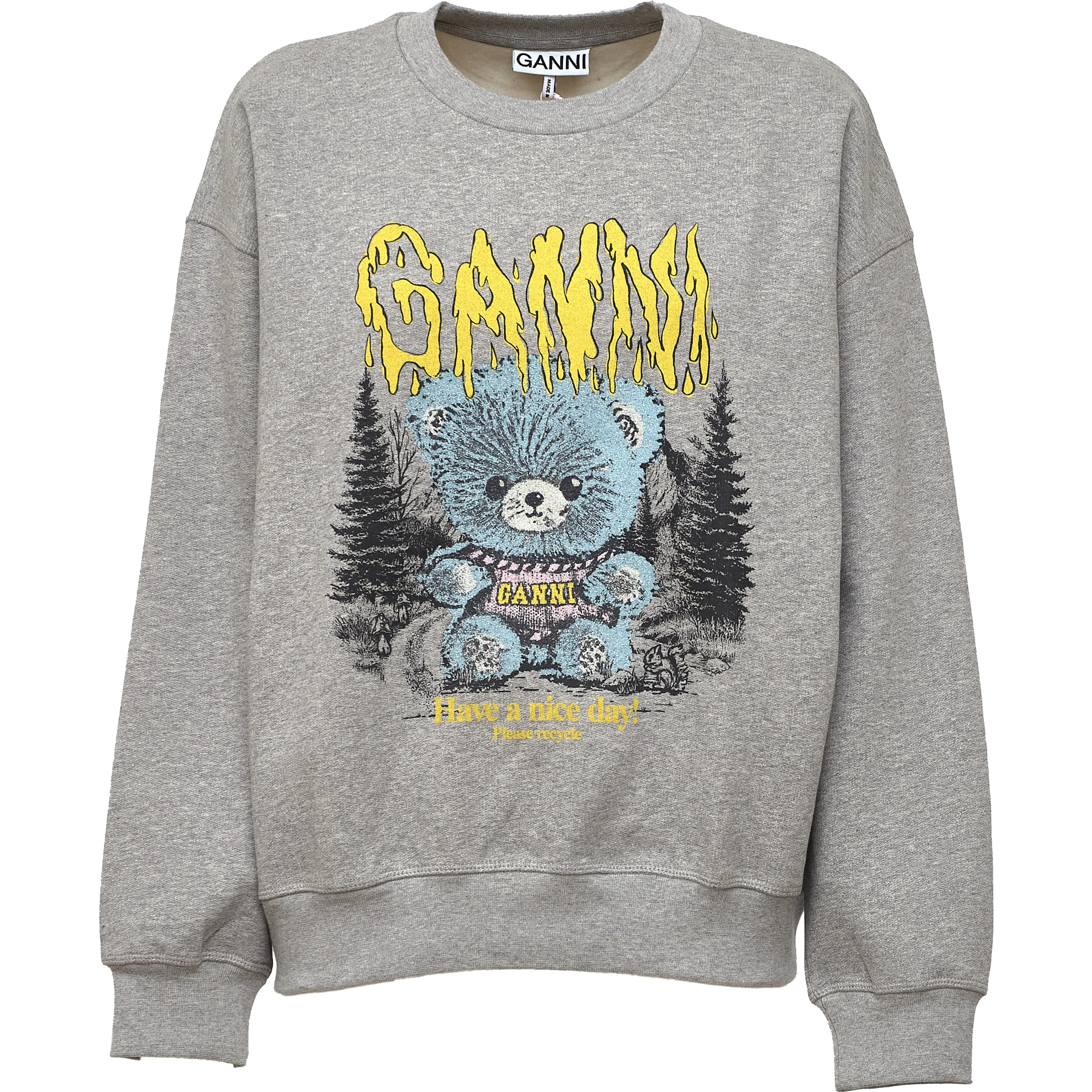 Isoli Crewneck Teddy Forest Print