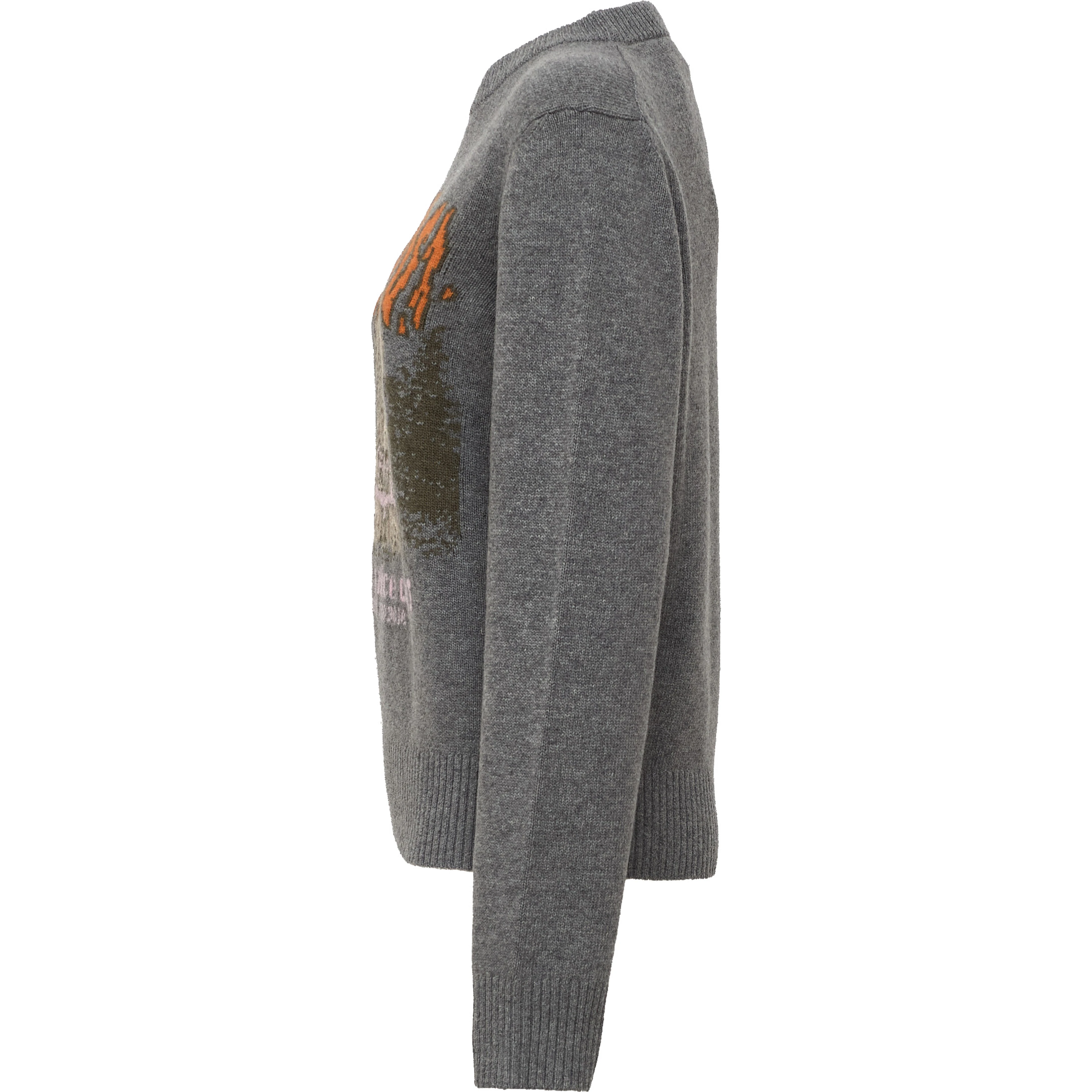 Graphic Wool Sweater Teddy