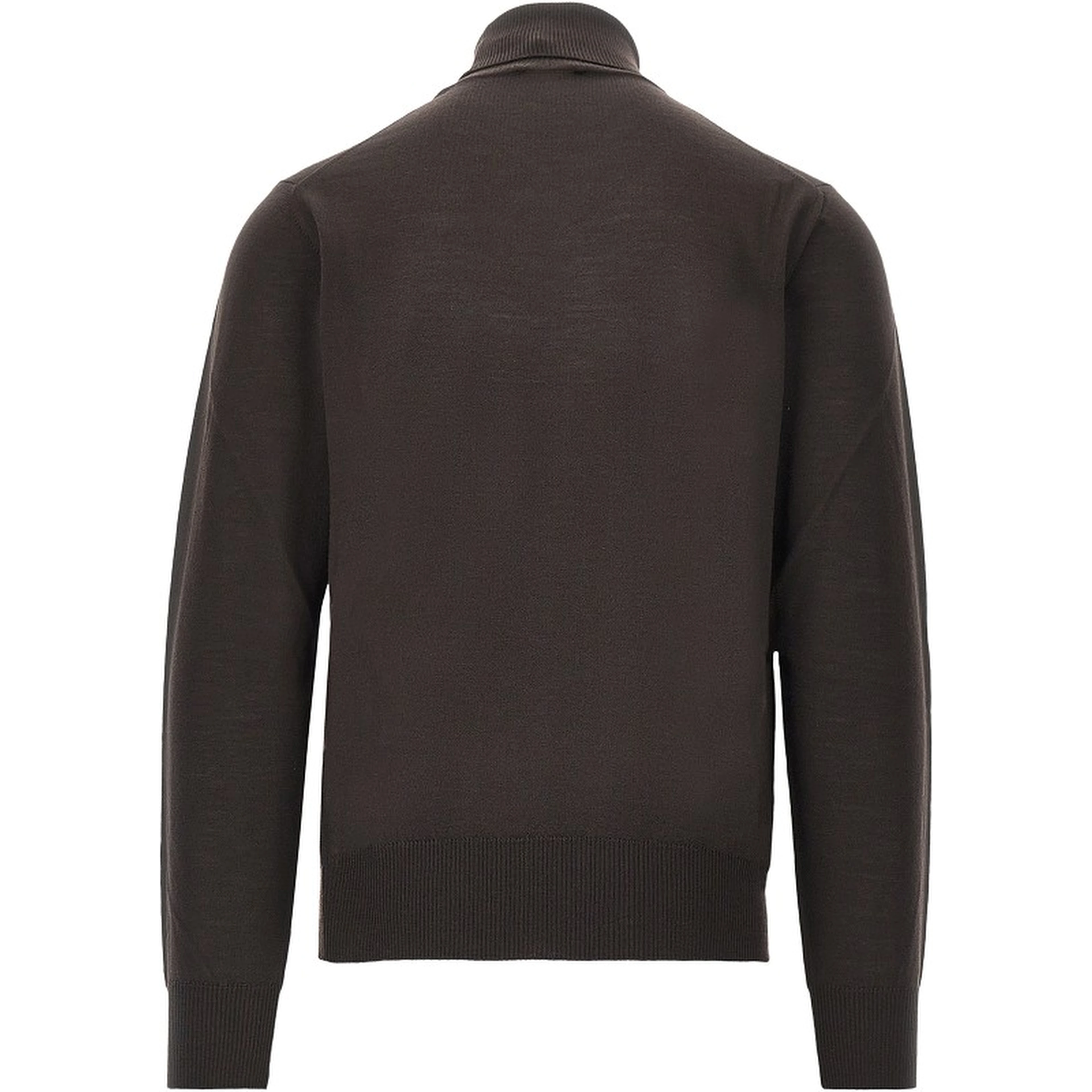 Virgin wool turtleneck with Eagle embroidery
