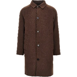 'Marcello' double single-breasted coat