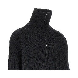 Merino wool full-zip cardigan