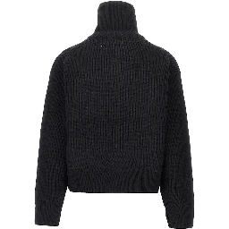 Merino wool full-zip cardigan
