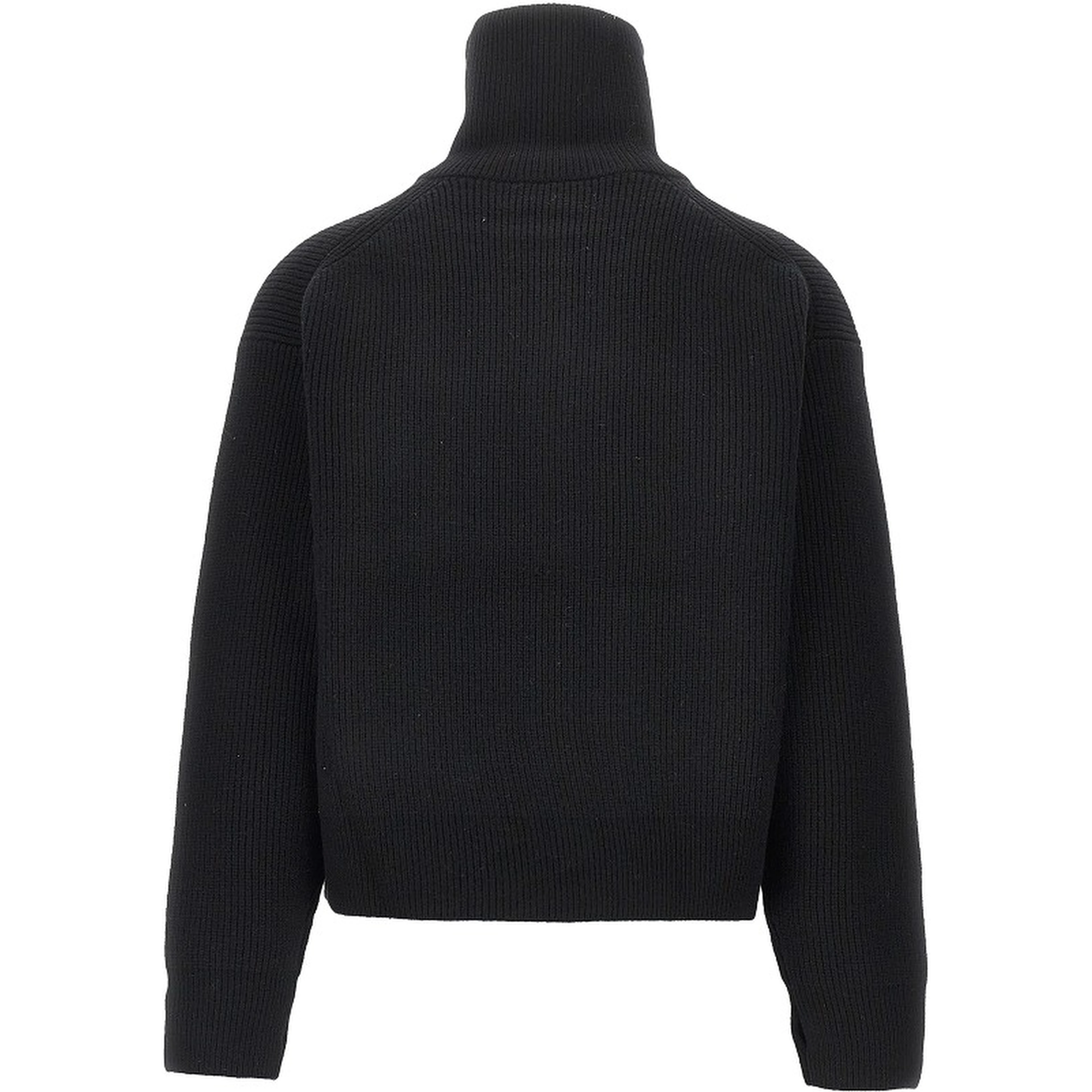 Merino wool full-zip cardigan