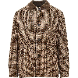 'Dalila' padded Harris Tweed jacket