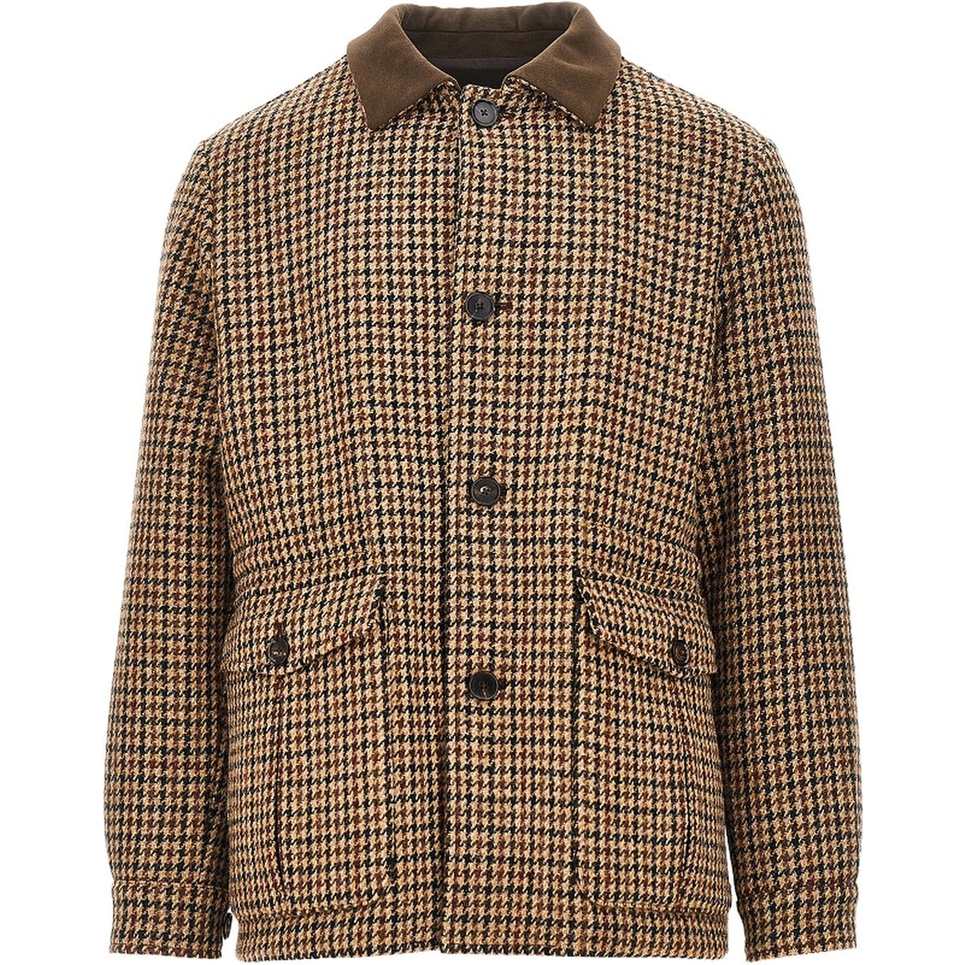 'Dalila' padded Harris Tweed jacket