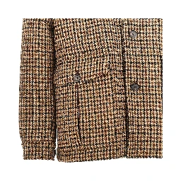 'Dalila' padded Harris Tweed jacket